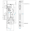 Slika Brava Titan za vrata 811/50 V-021 cilindar-valjak (75  mm)